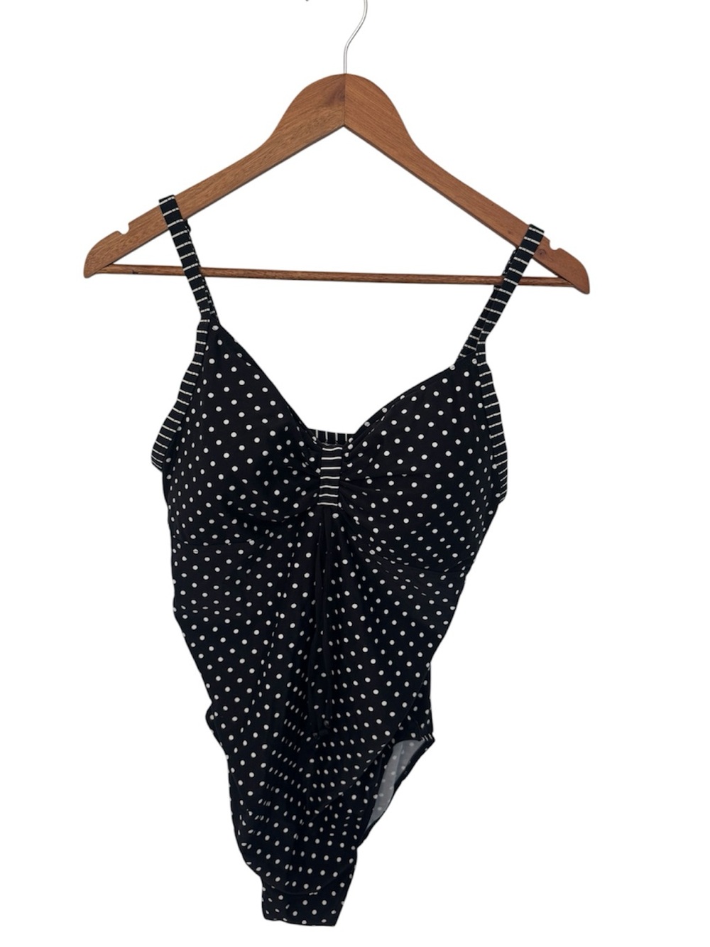 Noppies Maternity Black Polka Dot One-Piece Swimsuit M/L